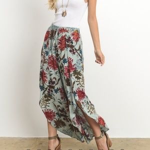 Floral Boho Pants